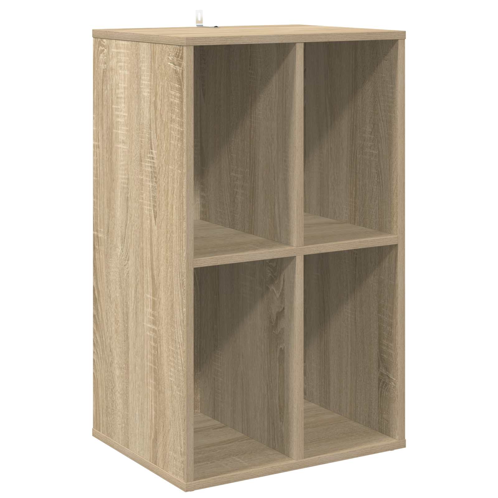 Vidaxl Braun Schallplattenschrank Sonoma-Eiche 44,5 X 36,5 X 74,5 Cm