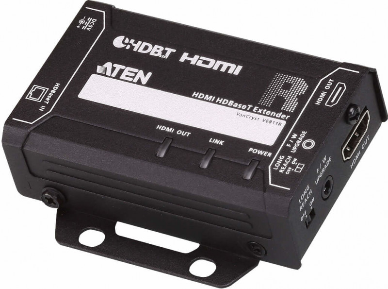 ATEN HDMI HDBaseT Extender (4K bei 100 m) (HDBaseT Klasse A), 4096 x 2160 Pixel, AV-Sender & -Empfänger, 150 m, Kabelgebunden, Schwarz, HDCP - Bild 5