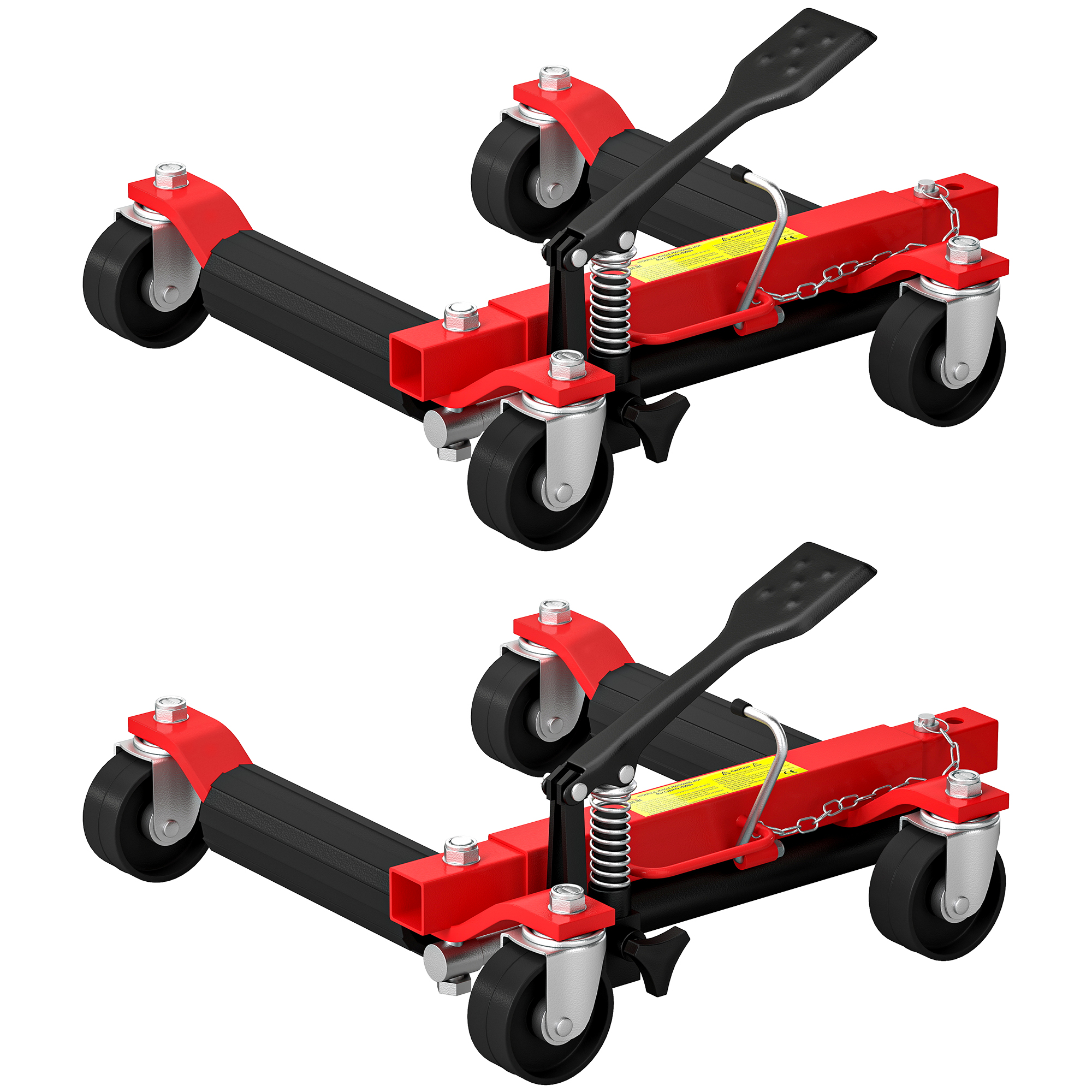 Chariot de manutention auto hydraulique, 680 kg, pneus jusqu'à 22,8 cm, lot de 2