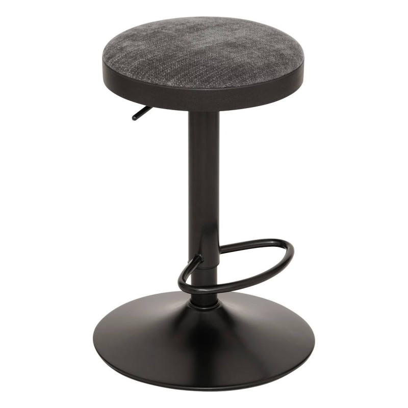 Atmosphera - Tabouret De Bar Ilsa Gris Foncé 41,5x41,5cm Créateur D'Intérieur