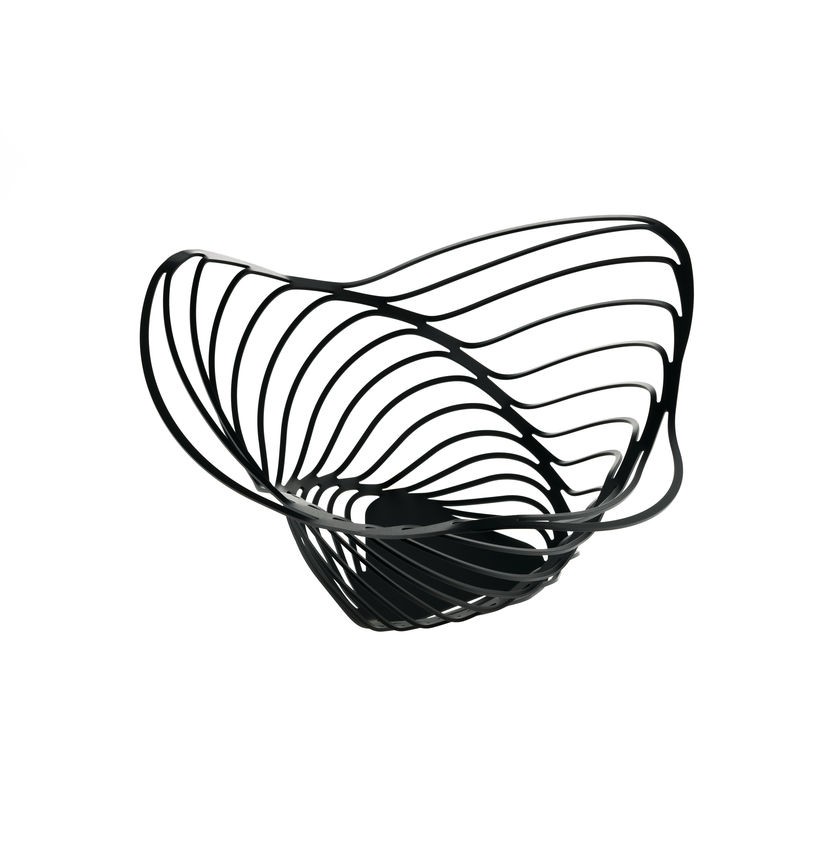 Alessi Schwarz Trinity, Obstschale Für Zitrusfrüchte, - Bild 6