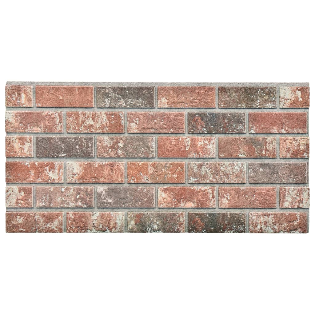 Vidaxl Dunkelbraun Wandpaneele 10 Pcs Und Grau 100 X 50 Cm Eps-Schaum