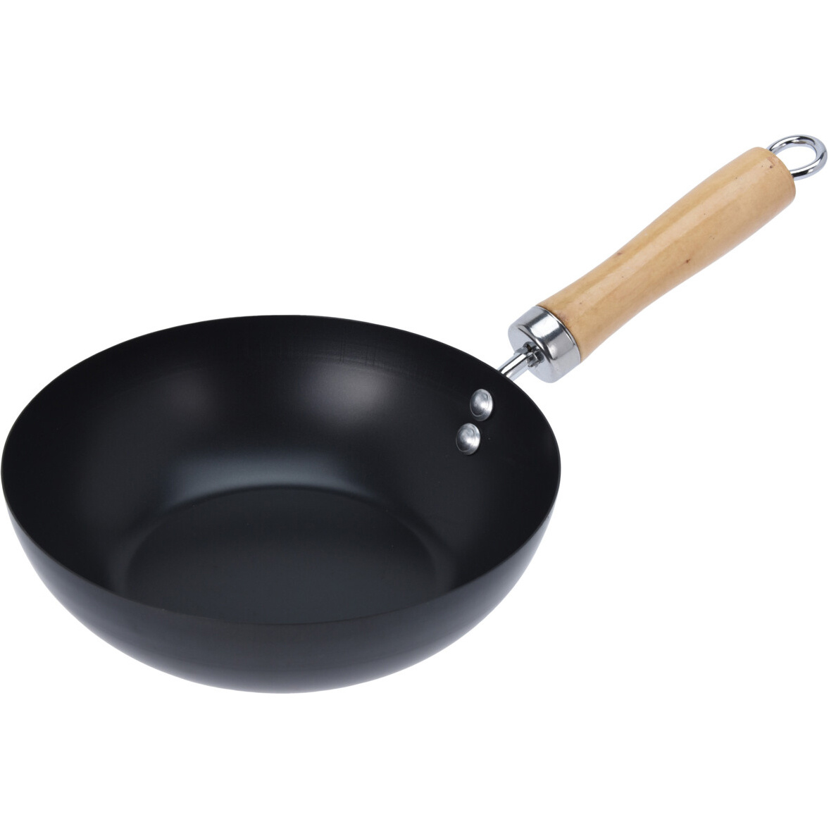 Excellent Houseware Wok Aus Karbonstahl, Ø 20 Cm
