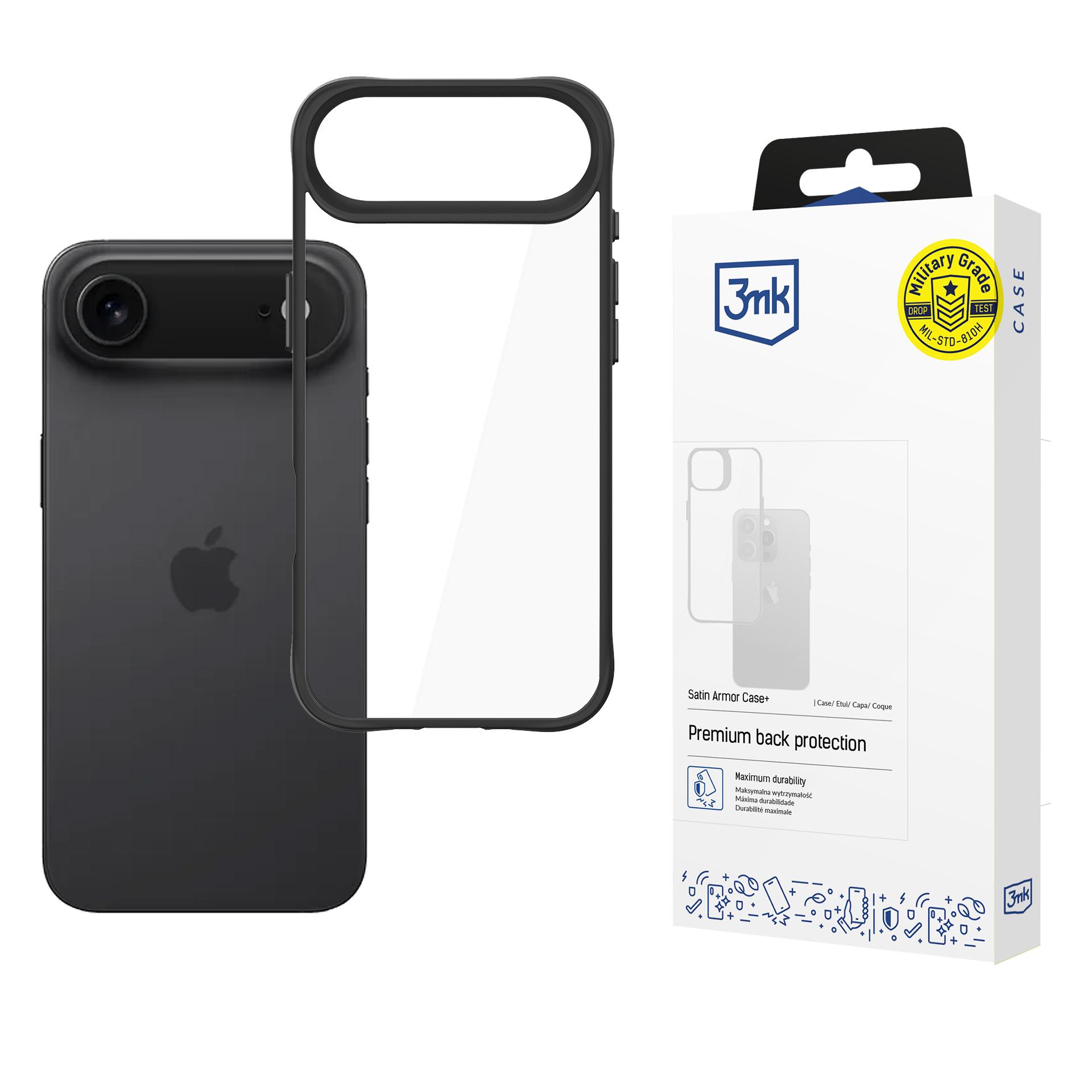 Oem Schwarz Apple Iphone Air - 3Mk Satin Armor Case+