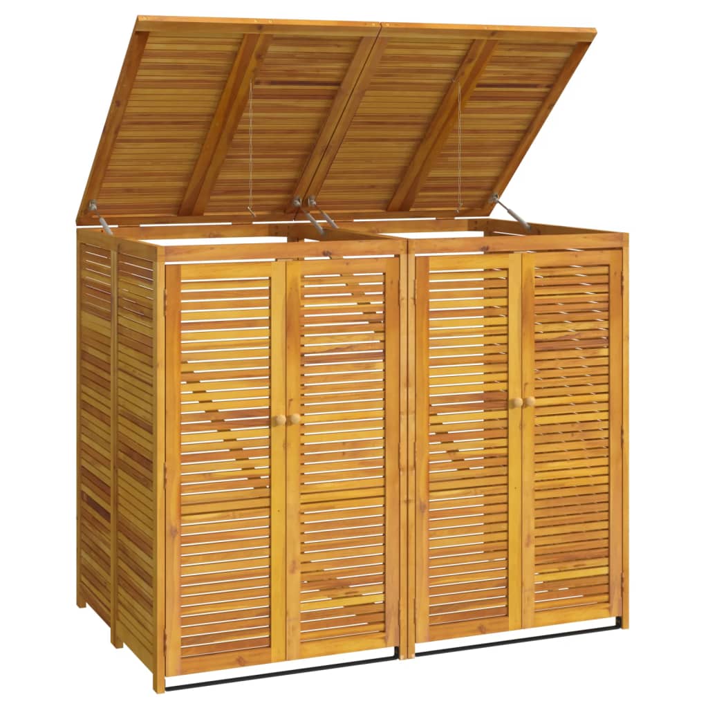 Vidaxl Braun Gartenhaus + Gartenschrank, Raylan - Image 2