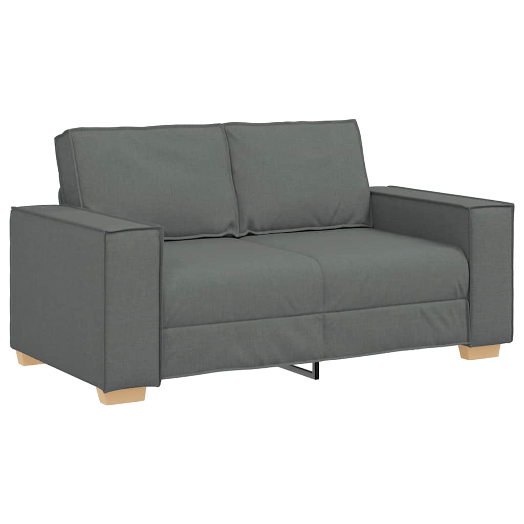 2-seater Sofa Dark Grey 160x78x84 Cm Fabric Vidaxl