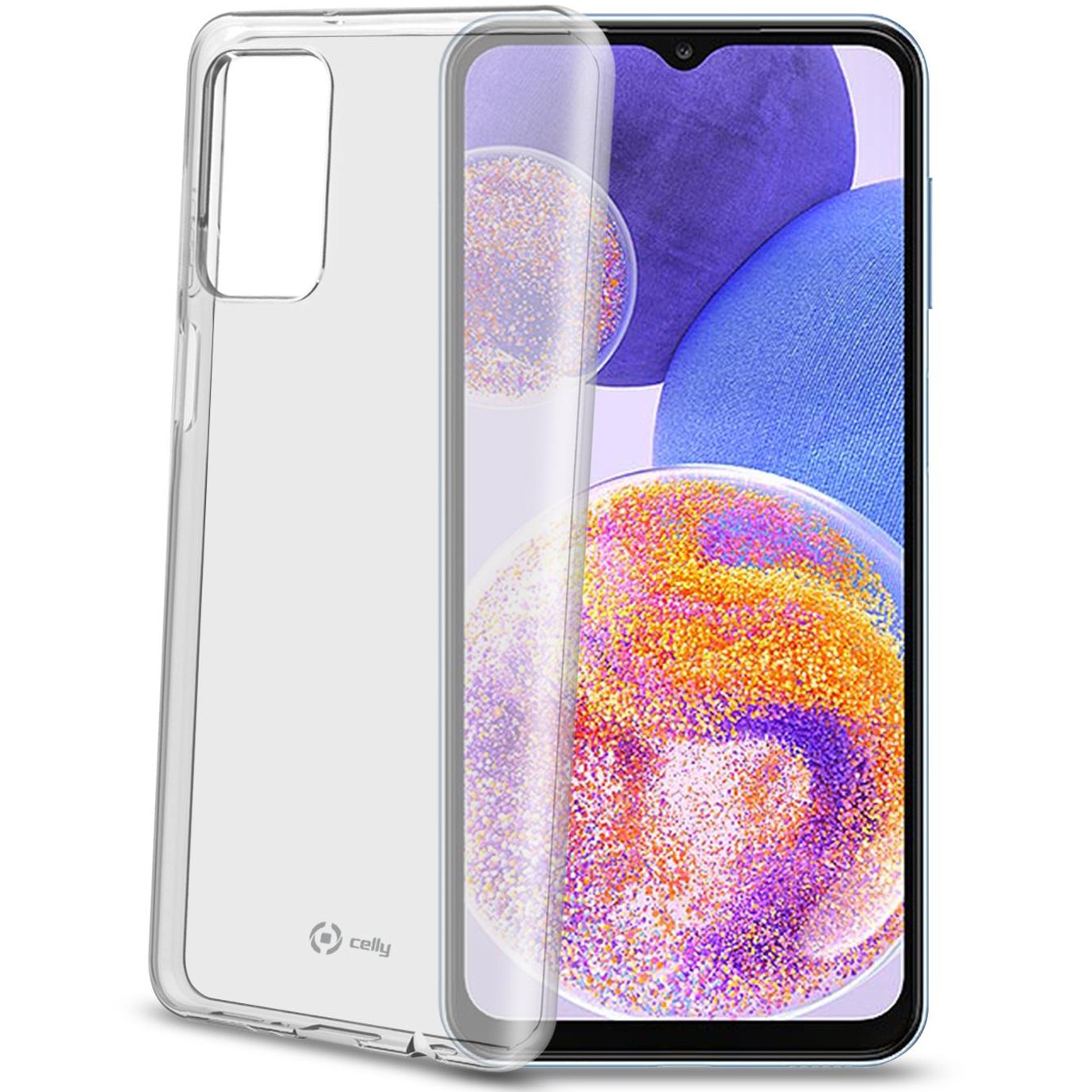 Transparent Handyhülle Celly Gelskin Für Samsung Galaxy A23 Aus Tpu - Bild 5