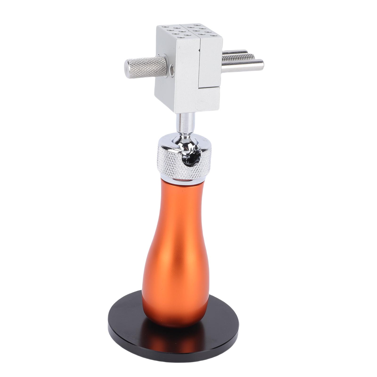 Mini étau de travail manuel réglable 30 mm, mors de 1,18 pouce, mâchoires de protection silicone et 14 pièces de rechange