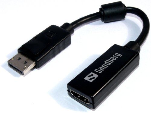Sandberg Schwarz Displayport Hdmi - Kabel Adapter,