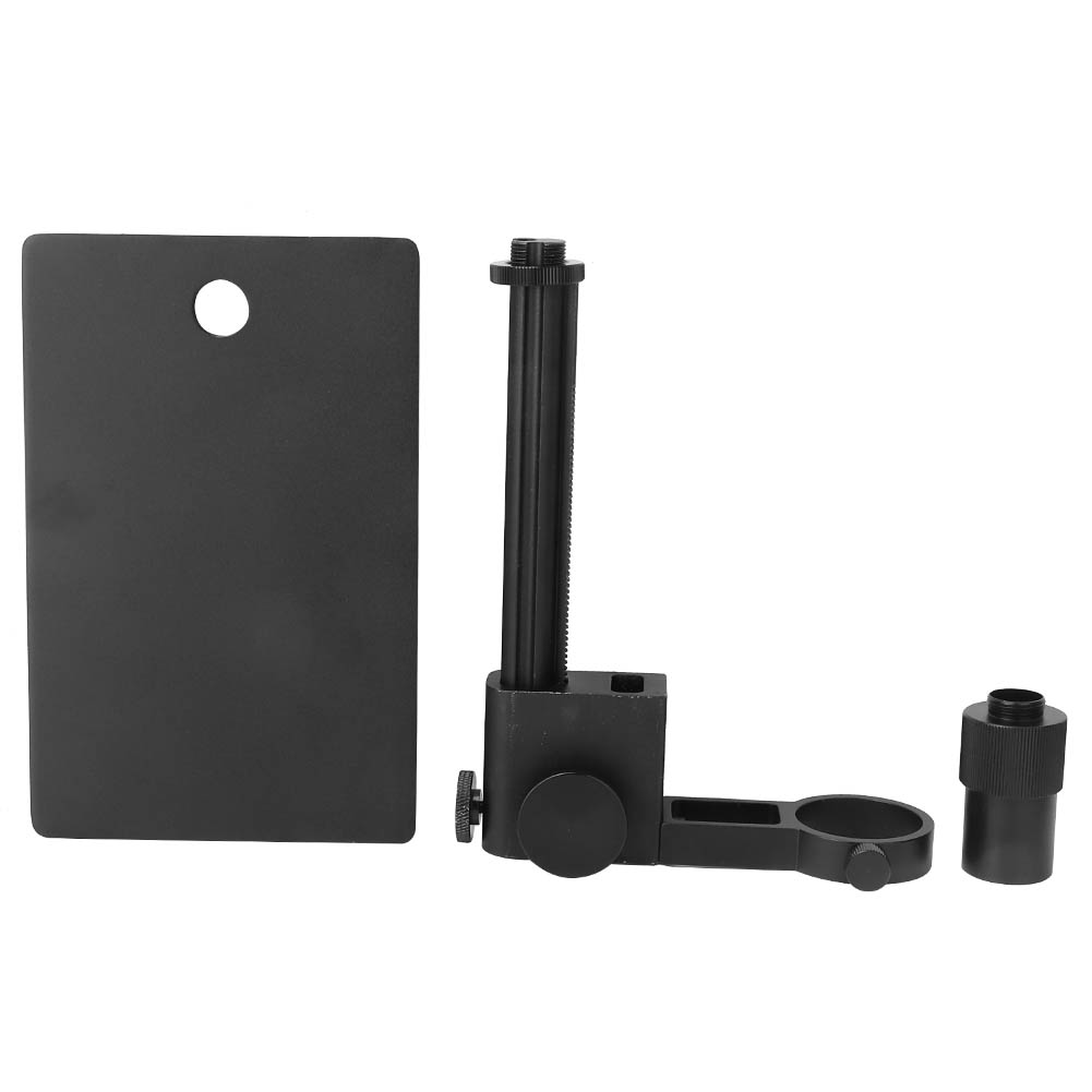 Support de table pour caméra de microscope en alliage d'aluminium, anneau 35 mm, réglable