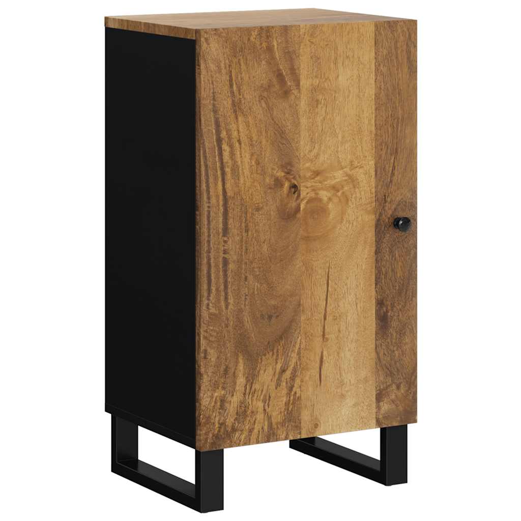 Vidaxl Braun Sideboard Mit Tür 40X31x75 Cm Massivholz Mango