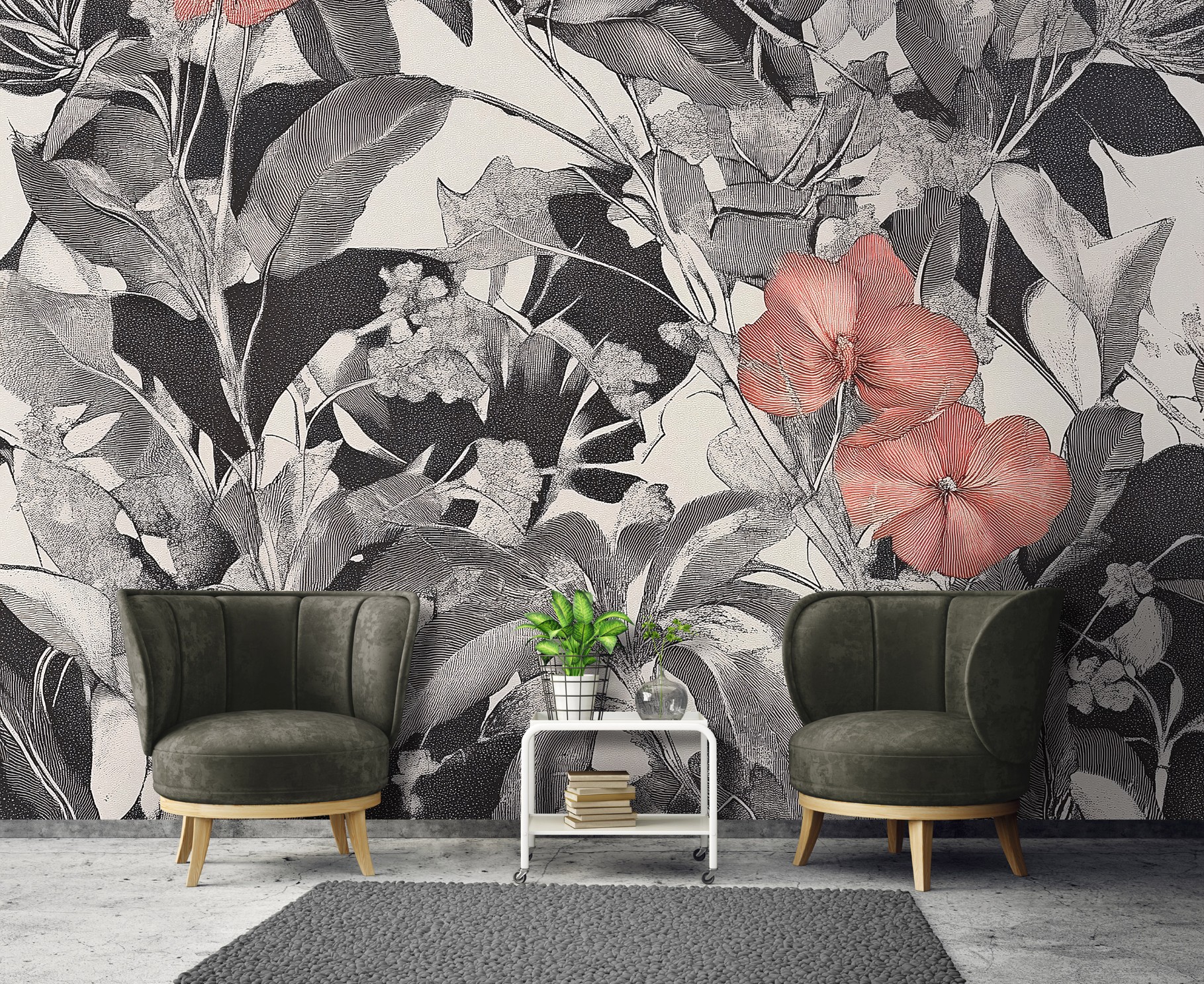 Wallarena Vlies Fototapete Botanisch 400x280 Cm, Tapeten, Für Wohn Und Schlafzimmer, Vliestapete Wandtapete Tapete 3d Effekt- Inkl. Kleister - Botanisch Natur