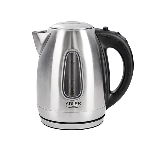 Wasserkocher 1,7 Liter 2200 Watt Silber Edelstahl Adler AD 1223 - Bild 5