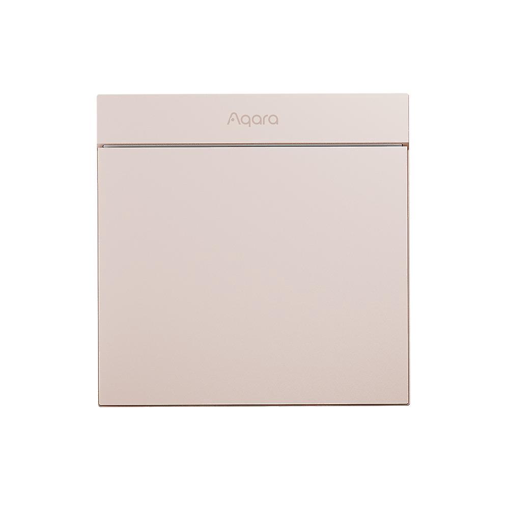 Mixhome Aqara Smart Wandschalter H1m Neutral Mars-Tech Funk-Lichtschalter Mit Zigbee 3.0 Mehrfachsteuerung – 1 Taste – Rosa
