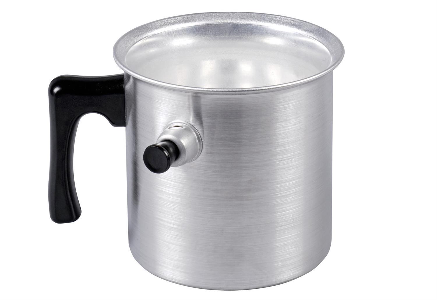 Krüger Grau Wasserbadkocher Aluminium 1 L Ø13cm, Pfanne + Kochtopf, - Image 2