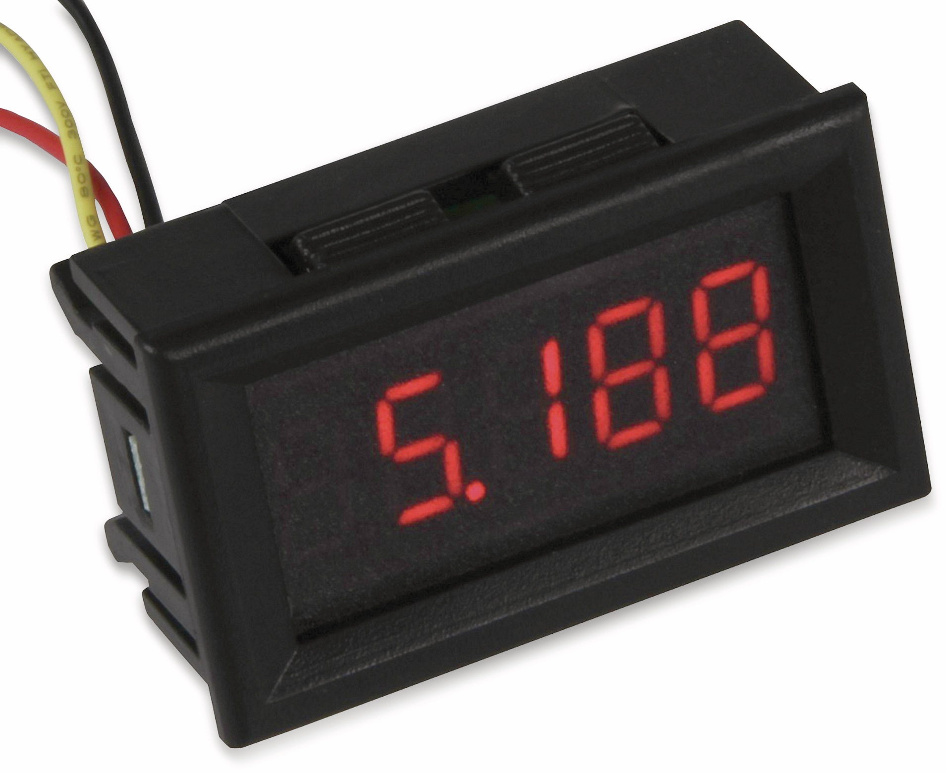 Joy-It Rot/Schwarz Digital Voltmeter 5 Digit, Einbauinstrument, - Bild 3