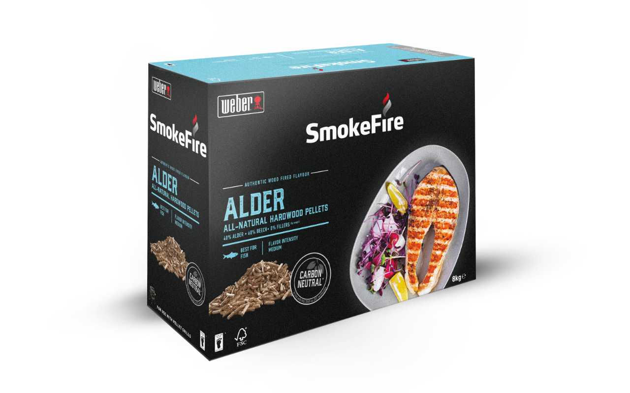 Weber Braun Smokefire Holzpellets Fsc Erle 8Kg