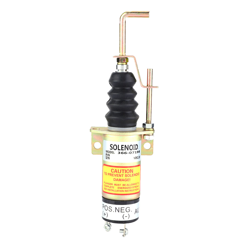 Électrovanne d'arrêt carburant 24V pour groupe électrogène, modèle 366-07198