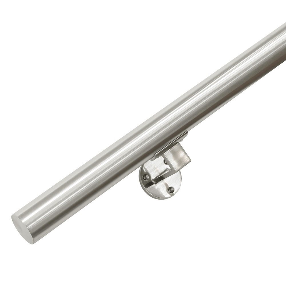 Vivol - Edelstahl-treppengeländer - 'gebürstet' - 70 Cm + 2 Halterungen