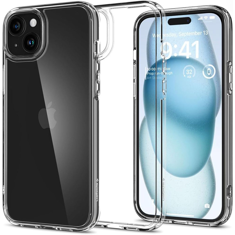 Spigen Ultra Hybrid (Apple iPhone 15), Smartphone Hülle, Transparent - Bild 6