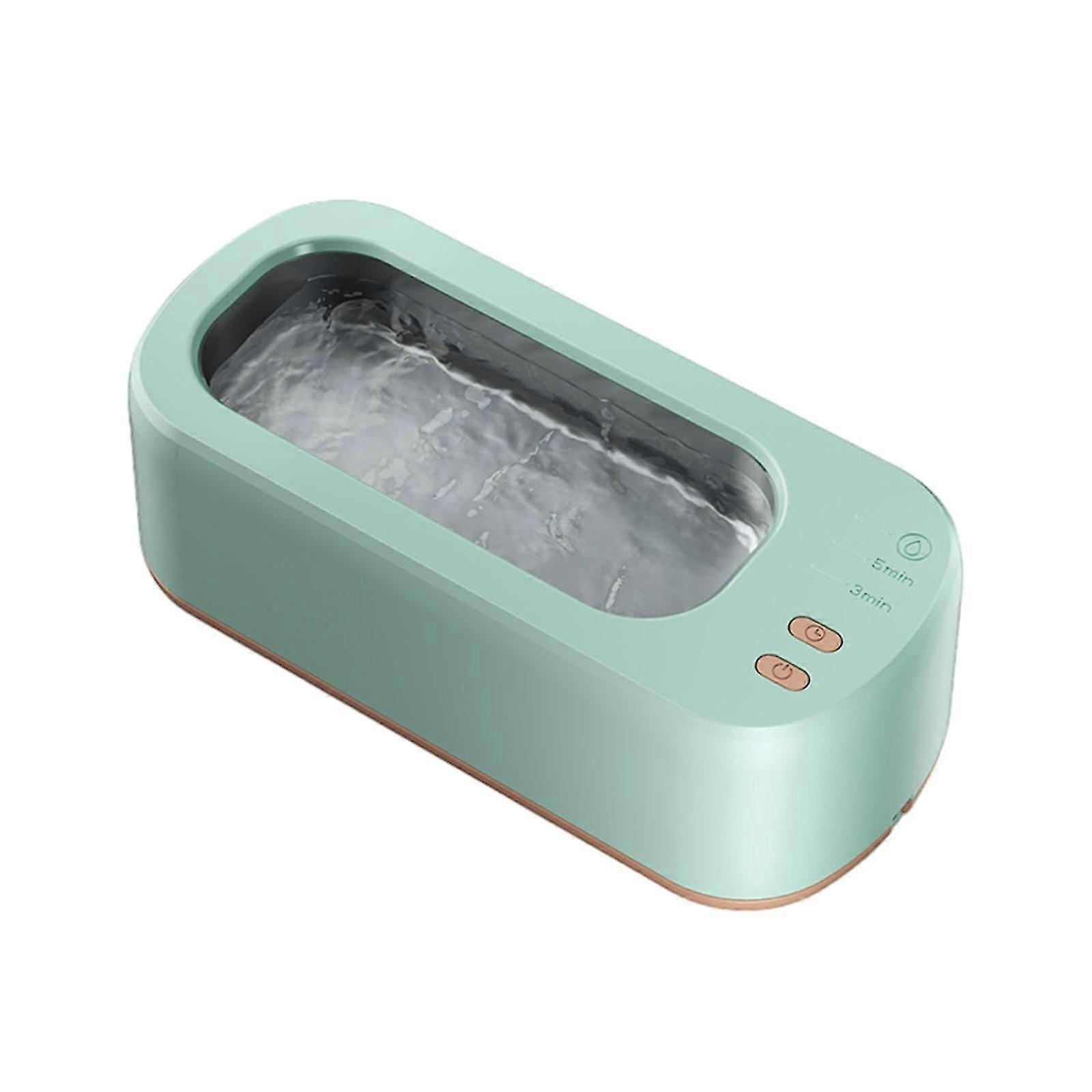 Nettoyeur sonique 47 kHz pour bijoux et lunettes, acier inoxydable, blanc, 12 W