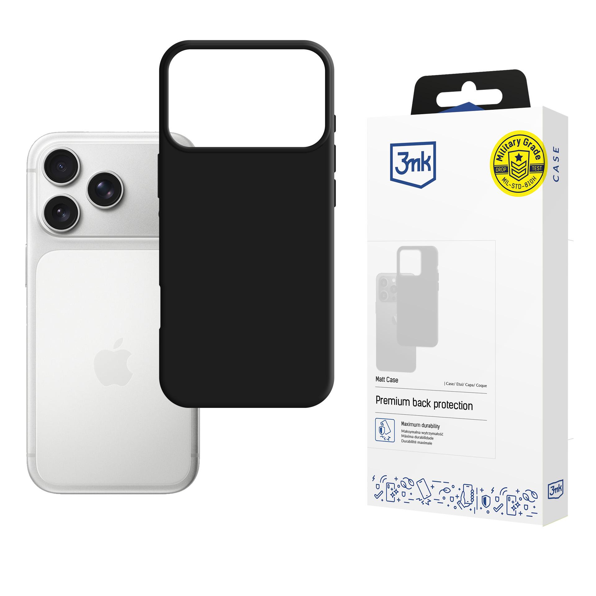 Oem Schwarz Apple Iphone 17 Pro Max - 3Mk Matt Case