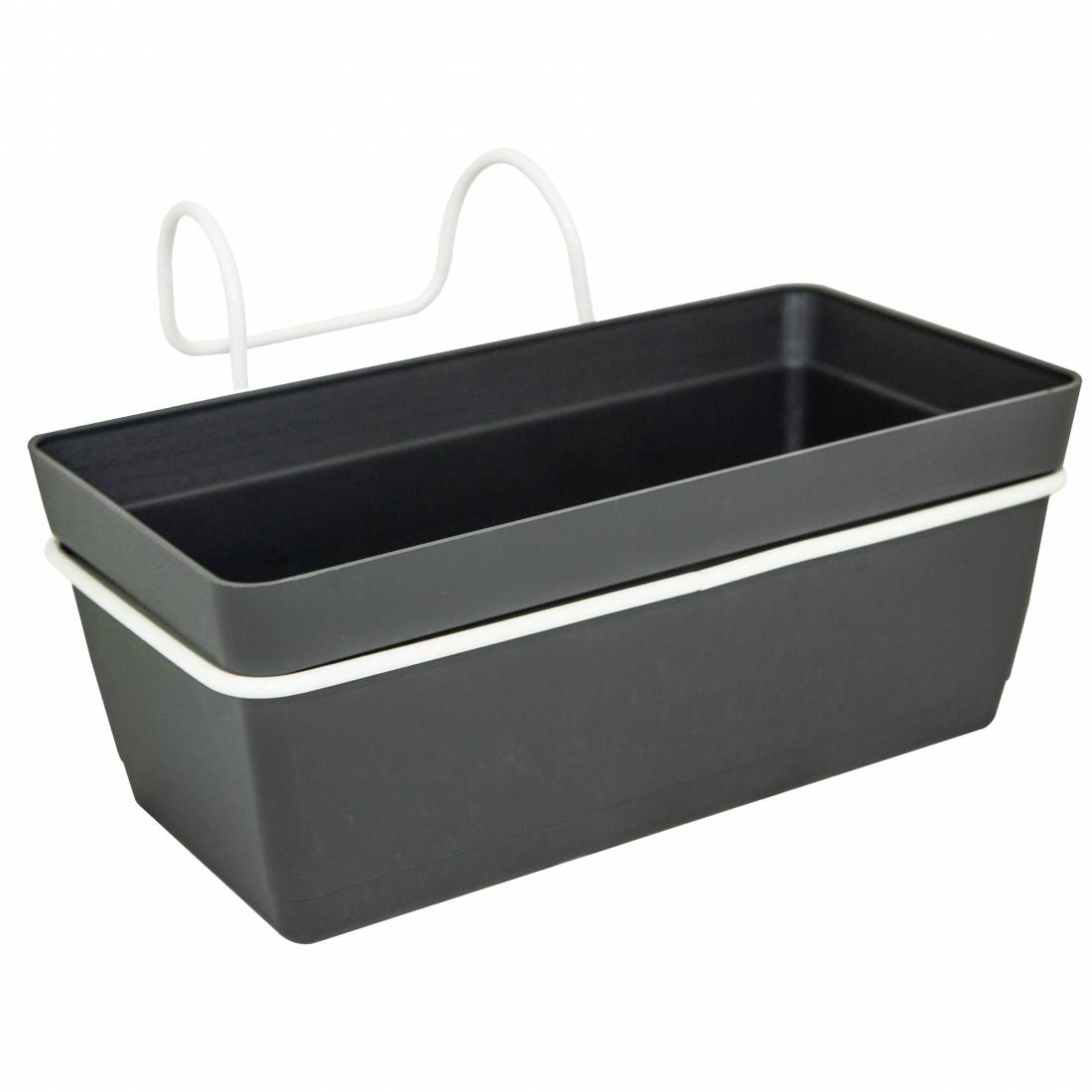 Conf. 3 Balconette Cm.21x10x8h Antracite FERRAMENTA1.COM