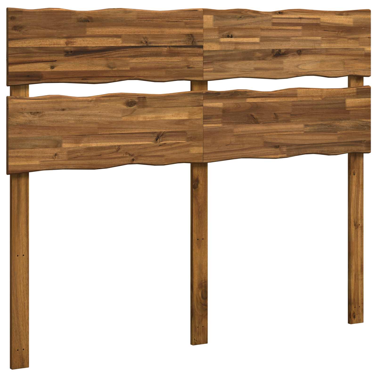 Vidaxl Braun Bett Zubehör, Akazienkopfteil (3.60 X 139 X 115 Cm) - Image 2