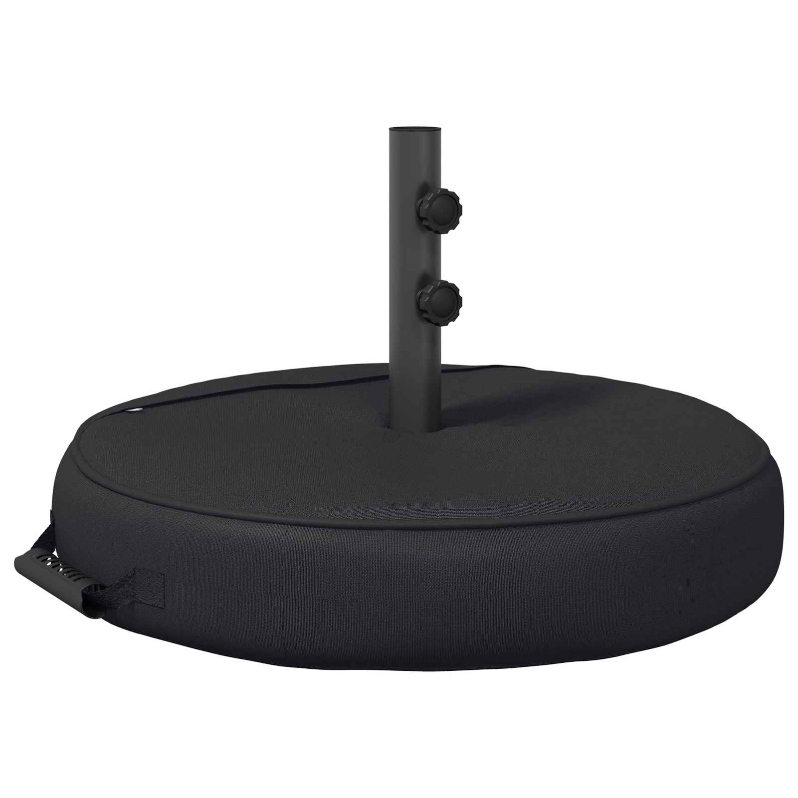 Patio Umbrella Base 50 X 50 Cm Steel Black Vidaxl