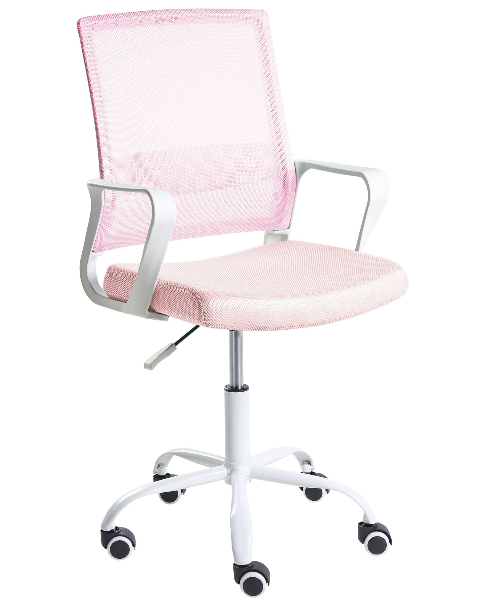Chaise De Bureau Revêtement En Maille Rembourré Hauteur Réglable
