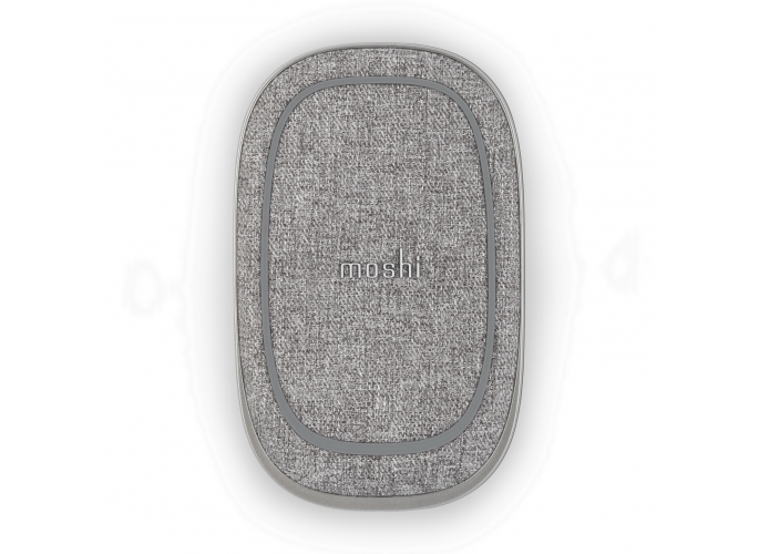 Moshi Grau - Porto Q 5K Tragbarer Akku Mit Integriertem Kabellosen Ladegerät - Nordic Grey
