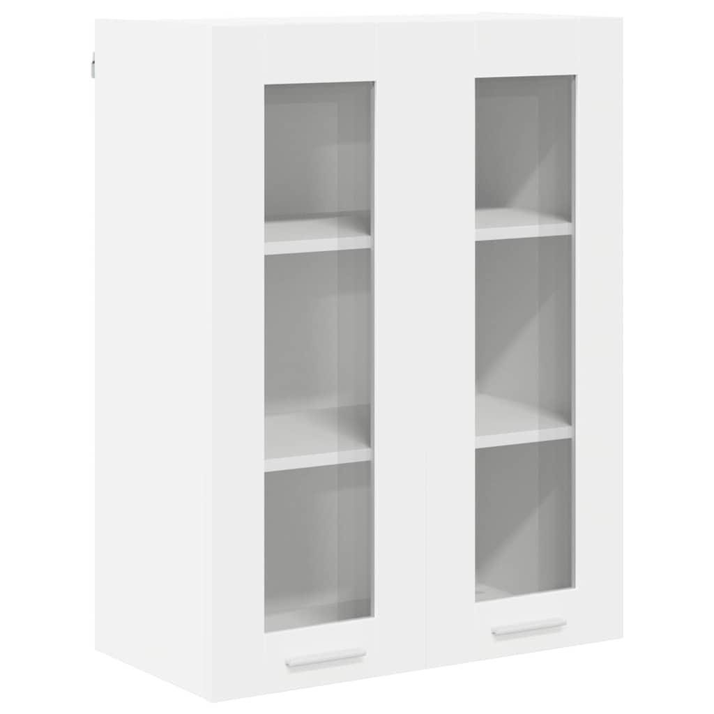 Meuble Haut De Cuisine - Armoire Suspendue Blanc 60 X 31 X 80 Cm Bois
