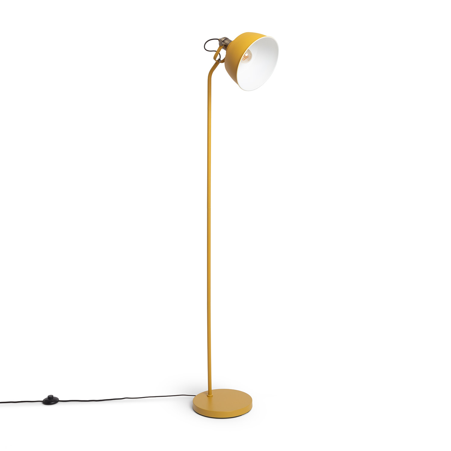 Lampadaire Métal Luise Jaune