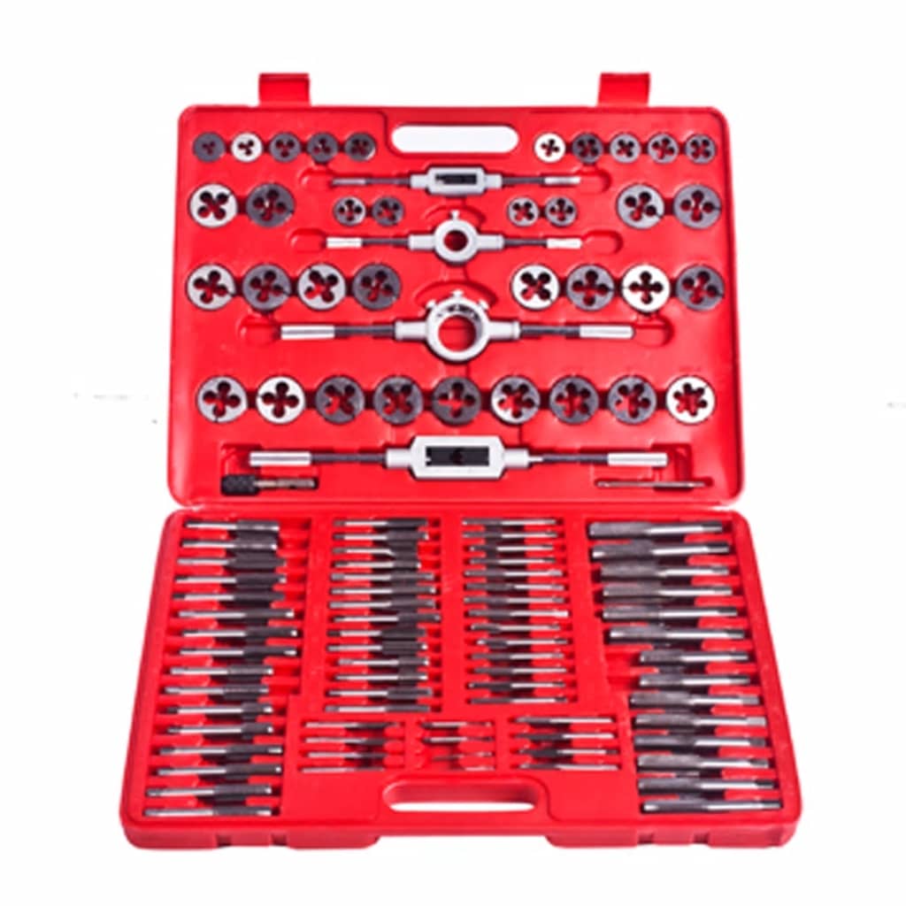 Set Di Utensili Dadi E Filiere Maschi 111 Pz Vidaxl