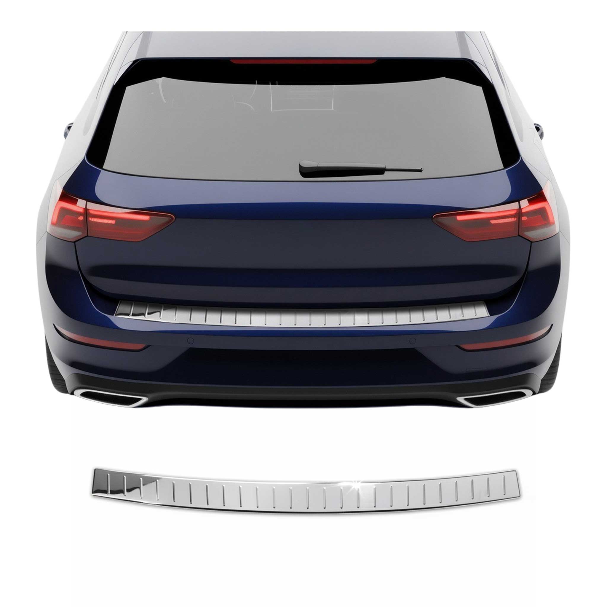 Omac Ladekantenschutz Für Vw Golf Mk8 Schrägheck 2019-2026 Edelstahl Chrom
