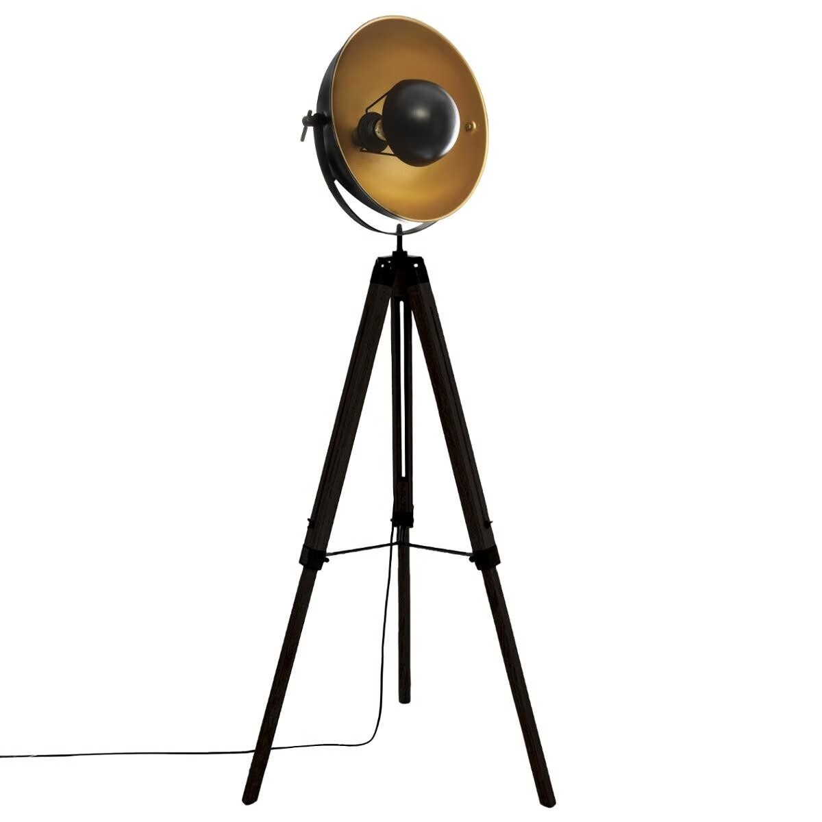 Lampadaire Trépied Lahti Noire Atmosphera
