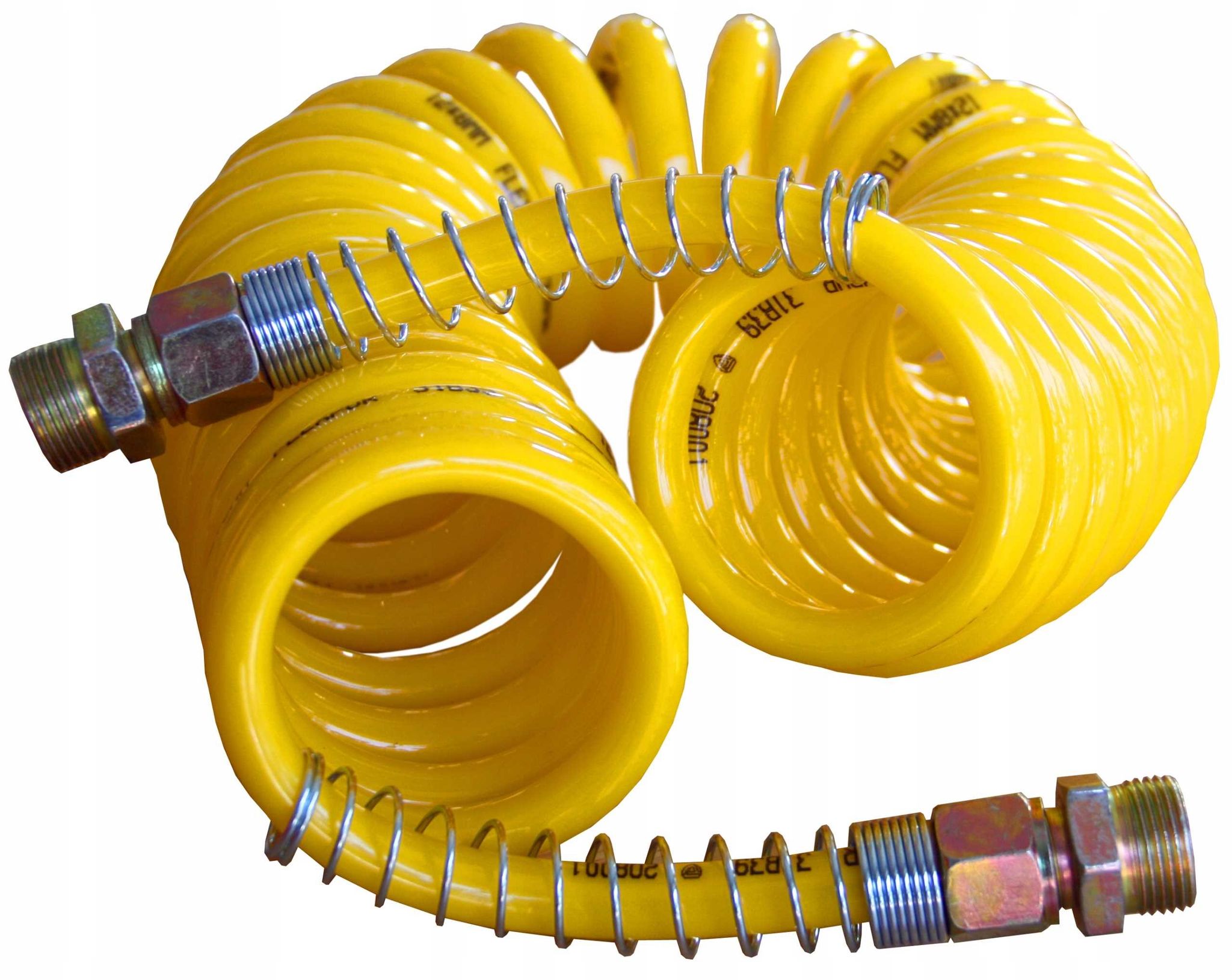 Tubo Pneumatico A Spirale M22 6m In Silicone Giallo OEM