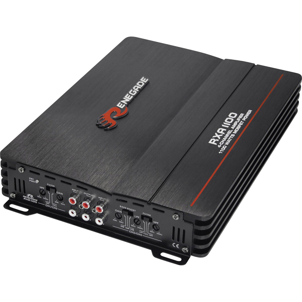 Renegade , Car Hifi Verstärker, Rxa1100 4-Kanal Endstufe (4-Kanal-Verstärker) - Image 3