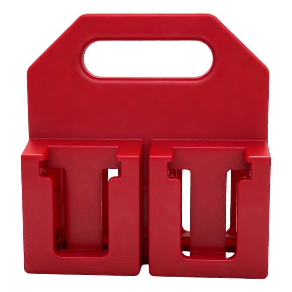 Support de batterie portable pour batteries M18 18 V, boîtier à piles pour boîte à outils de chariot de travail, rouge