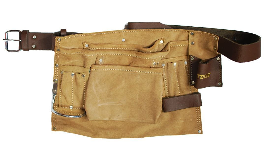 Oem Mehrfarbig Awtools Leder-Dachdeckergürtel 7 Taschen / Ledergürtel