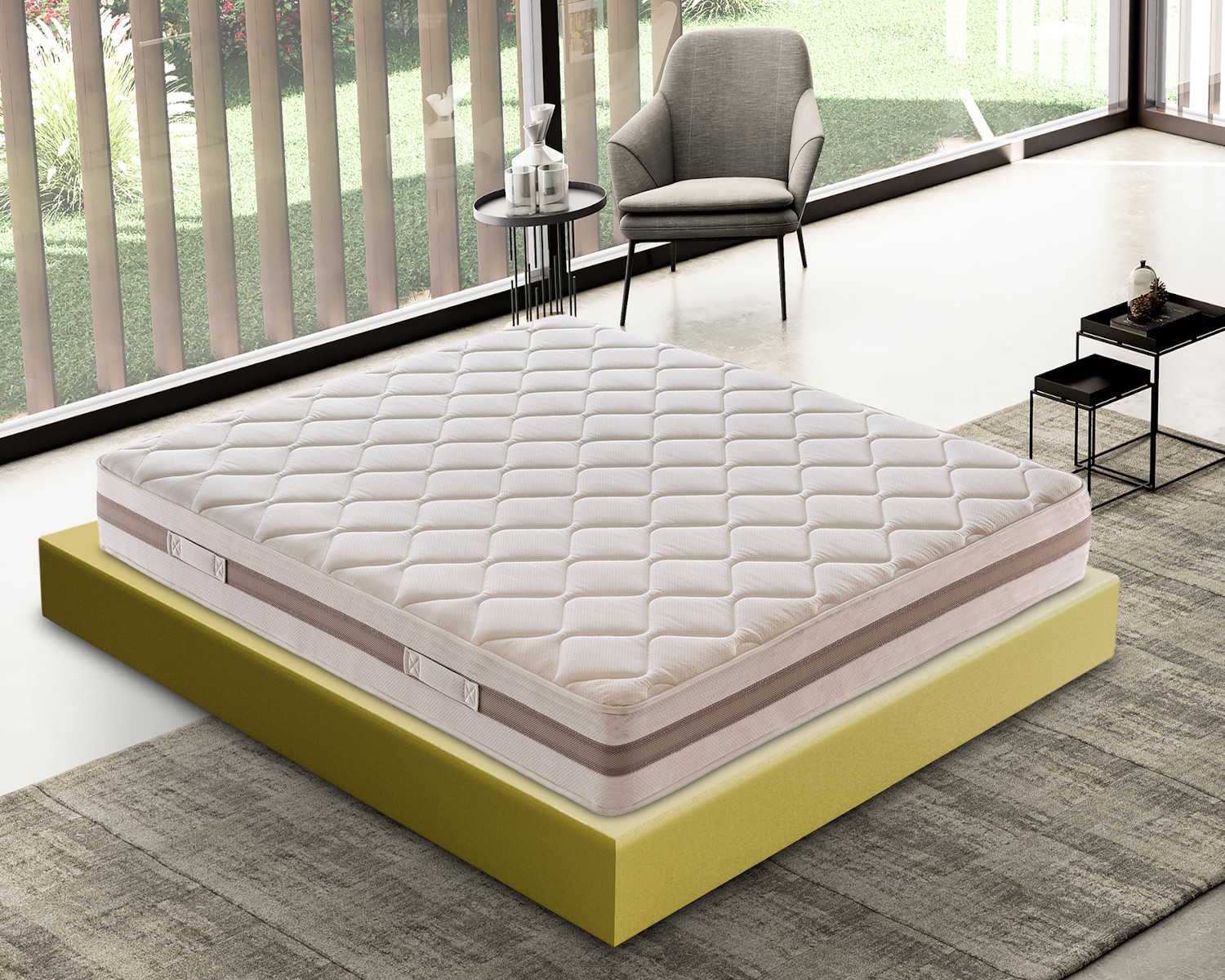 Matelas 140x190 Ilovesleep Sofia - Mousse Orthopédique - 11 Zones