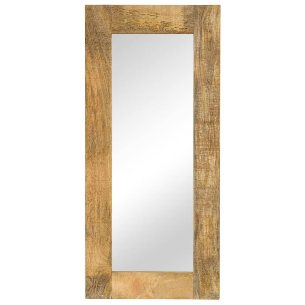 Miroir Bois Massif De Manguier 50 X 110 Cm Vidaxl