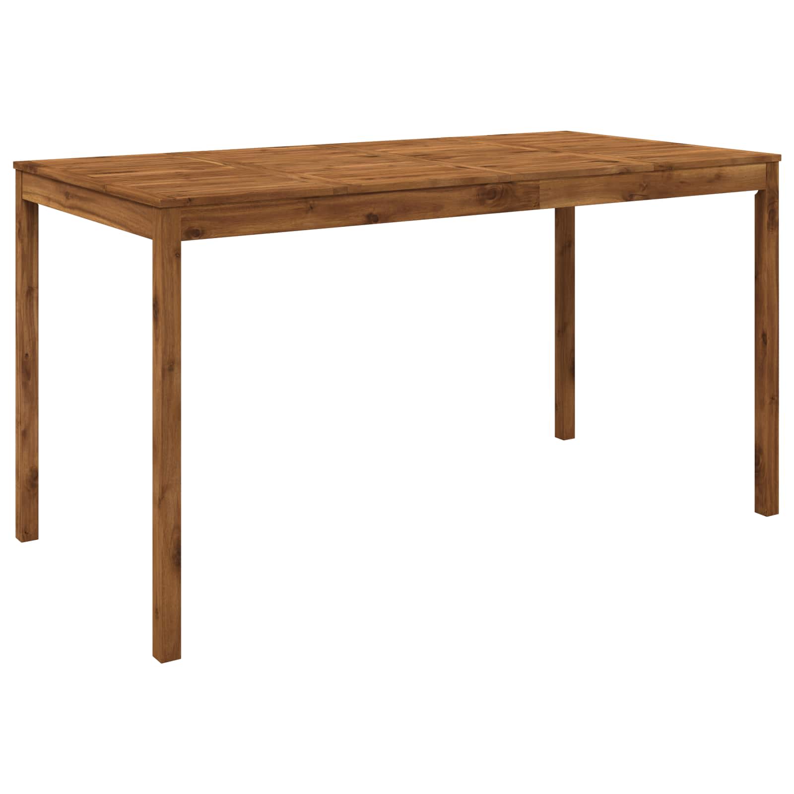 Vidaxl Natürlich Gartenbar-Tisch Natur 196 X 100 X 105 Cm Massivholz Akazie