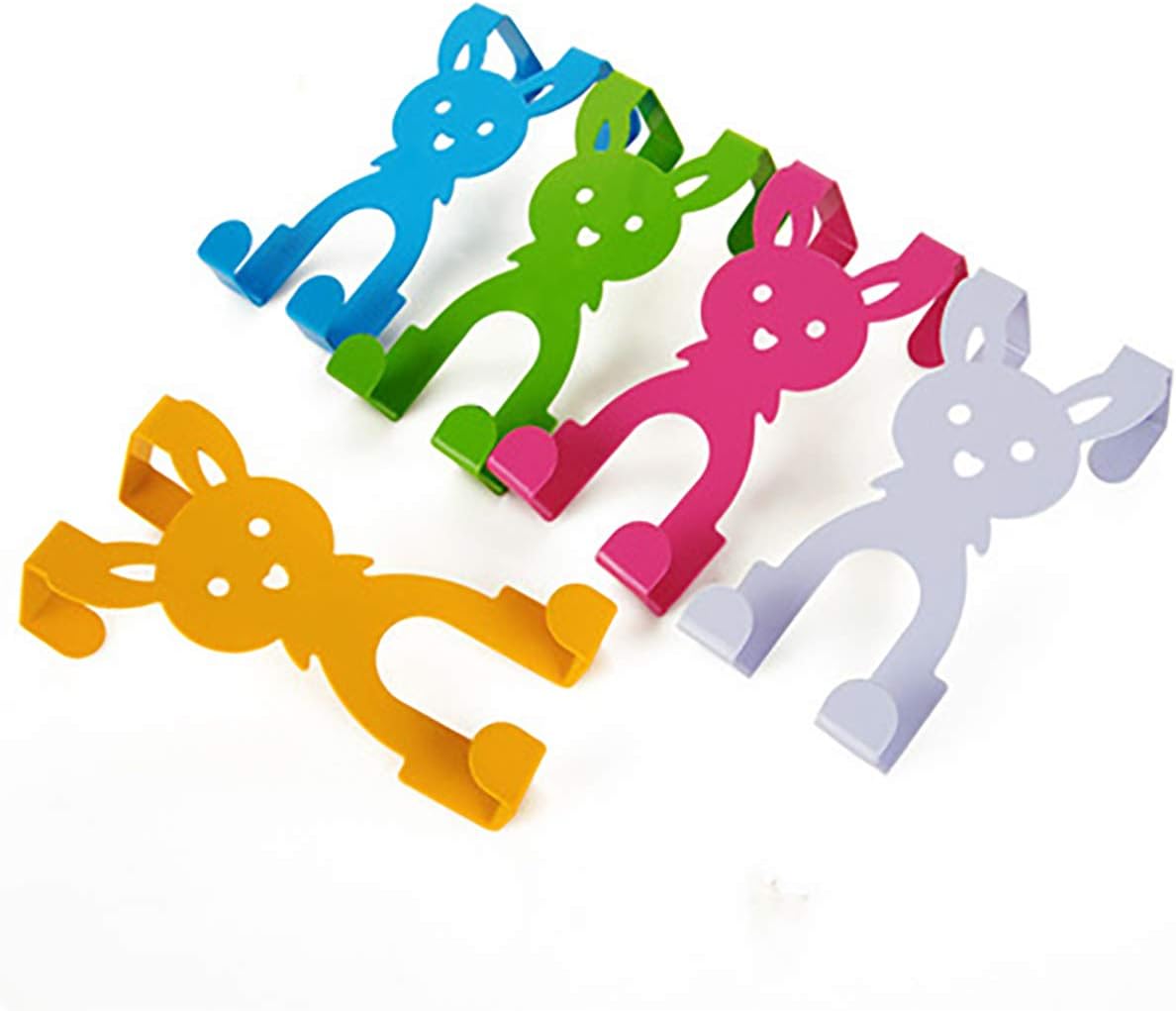 Crochets de porte en métal pour manteaux, serviettes et outils de jardinage, lot de 5