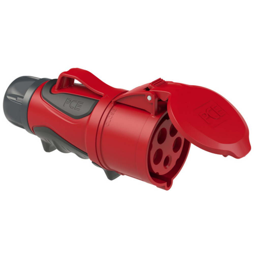 PCE CEE-Kupplung 32A 5p GRIP rot - Bild 6