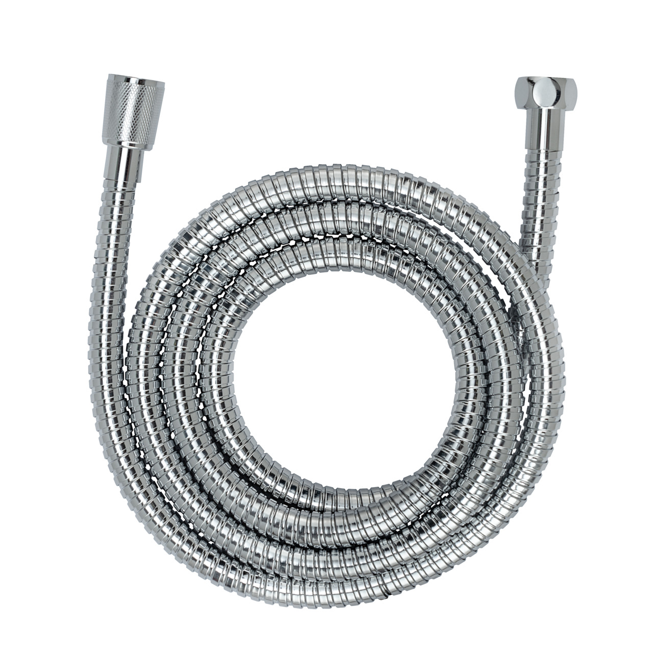 Edelstahl Duschschlauch 200 Cm, 200 Cm, Silber Glänzend, Edelstahl Rostfrei Silber - Silber Glänzend - Wenko