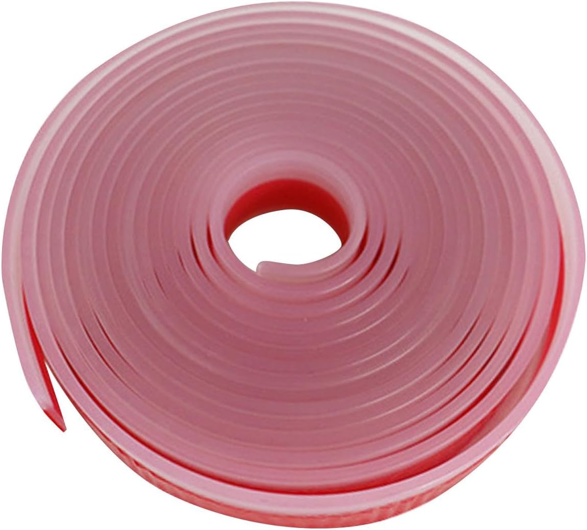 Rail de guidage de rechange pour scie circulaire, caoutchouc, 3 m, rose