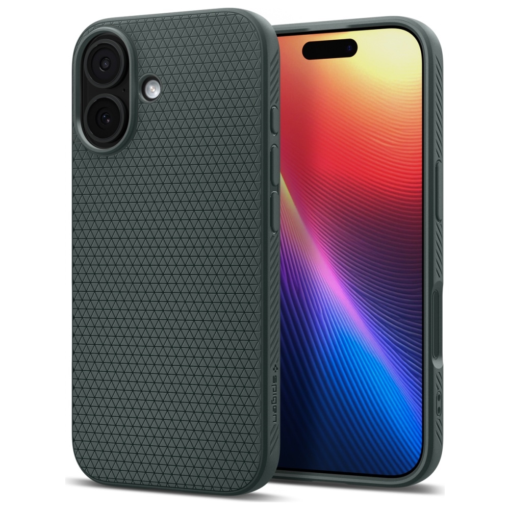 Spigen - Liquid Air - iPhone 17 - Abyss Green (Apple iPhone 17), Smartphone Hülle, Grün - Bild 3