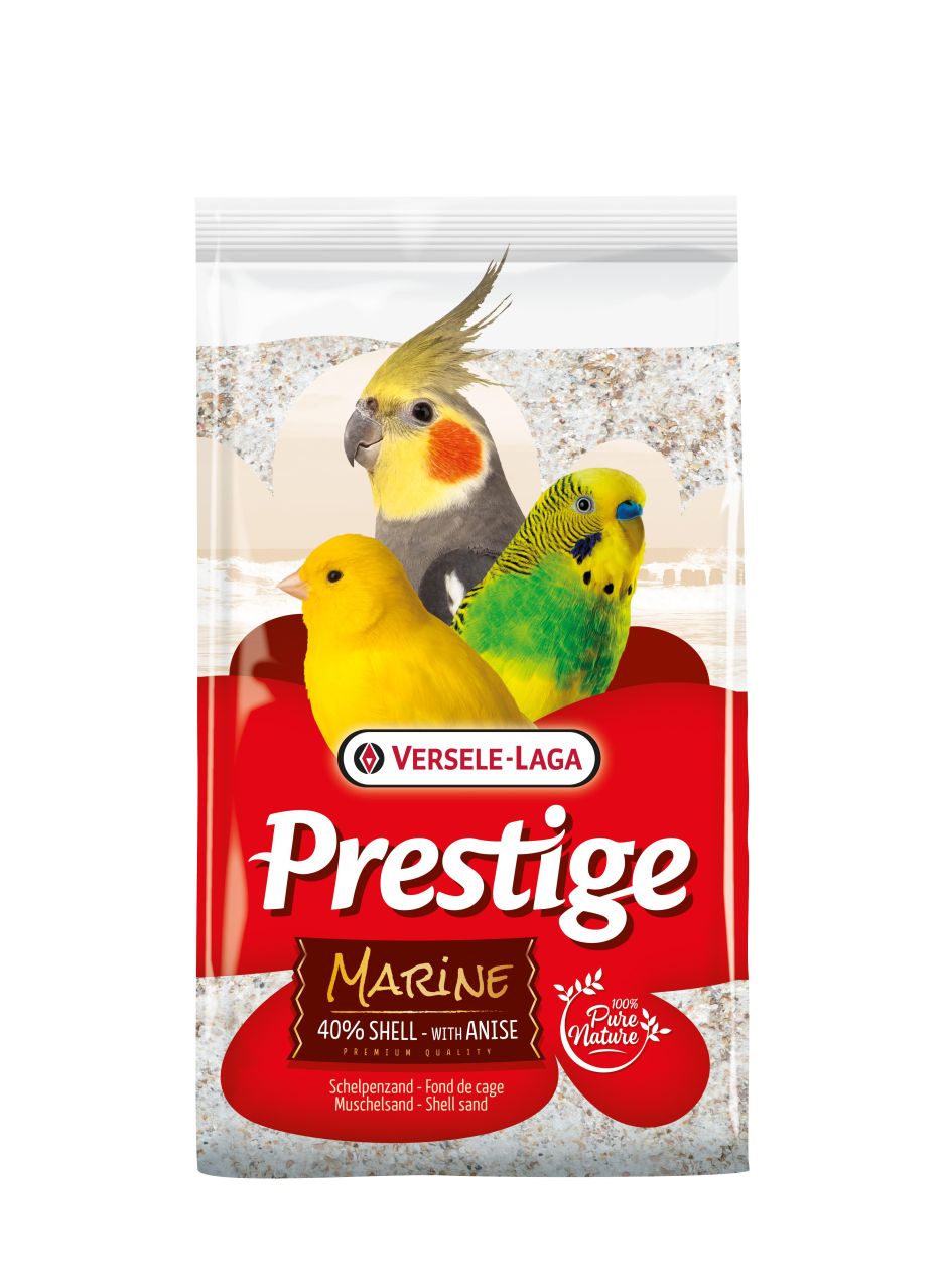 Versele Laga Shell Sand Marine Anis 5kg - Sable D'Anis Pour Oiseaux 40% Coquillages