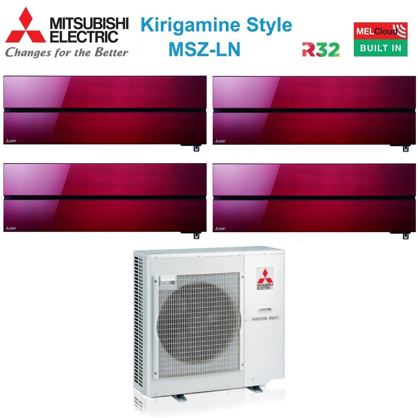 Condizionatore Mitsubishi Electric Msz-ln 7,2 Kw 4 Unità